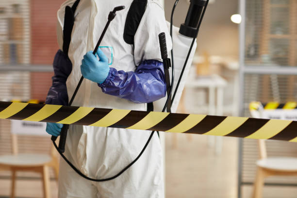 Professional Biohazard Cleanup technician working in Burr, NE